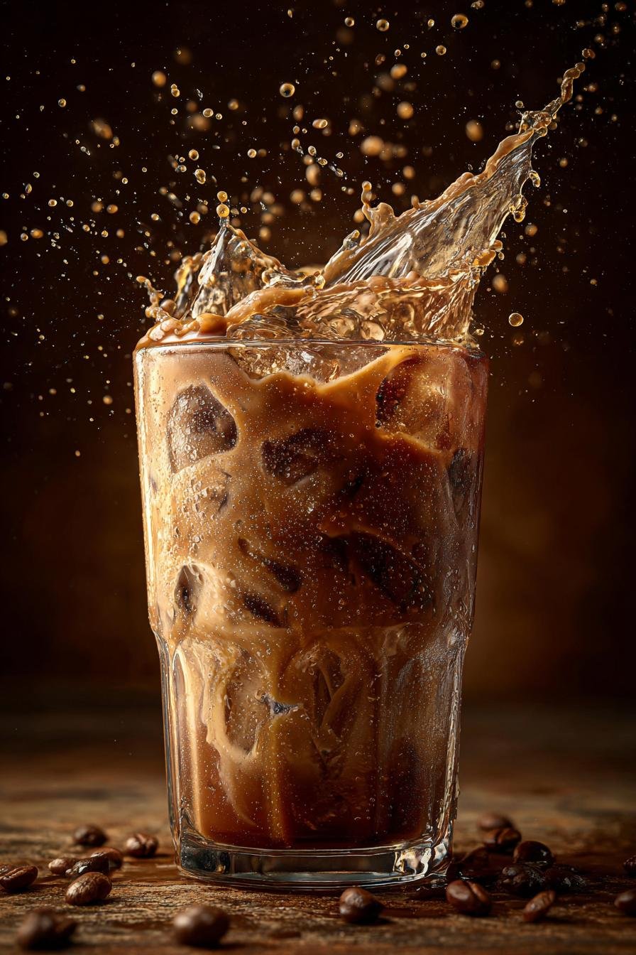 Sugar free caramel cold brew smoothie