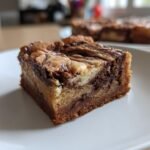 Tahini Swirl Brown Butter Blondies