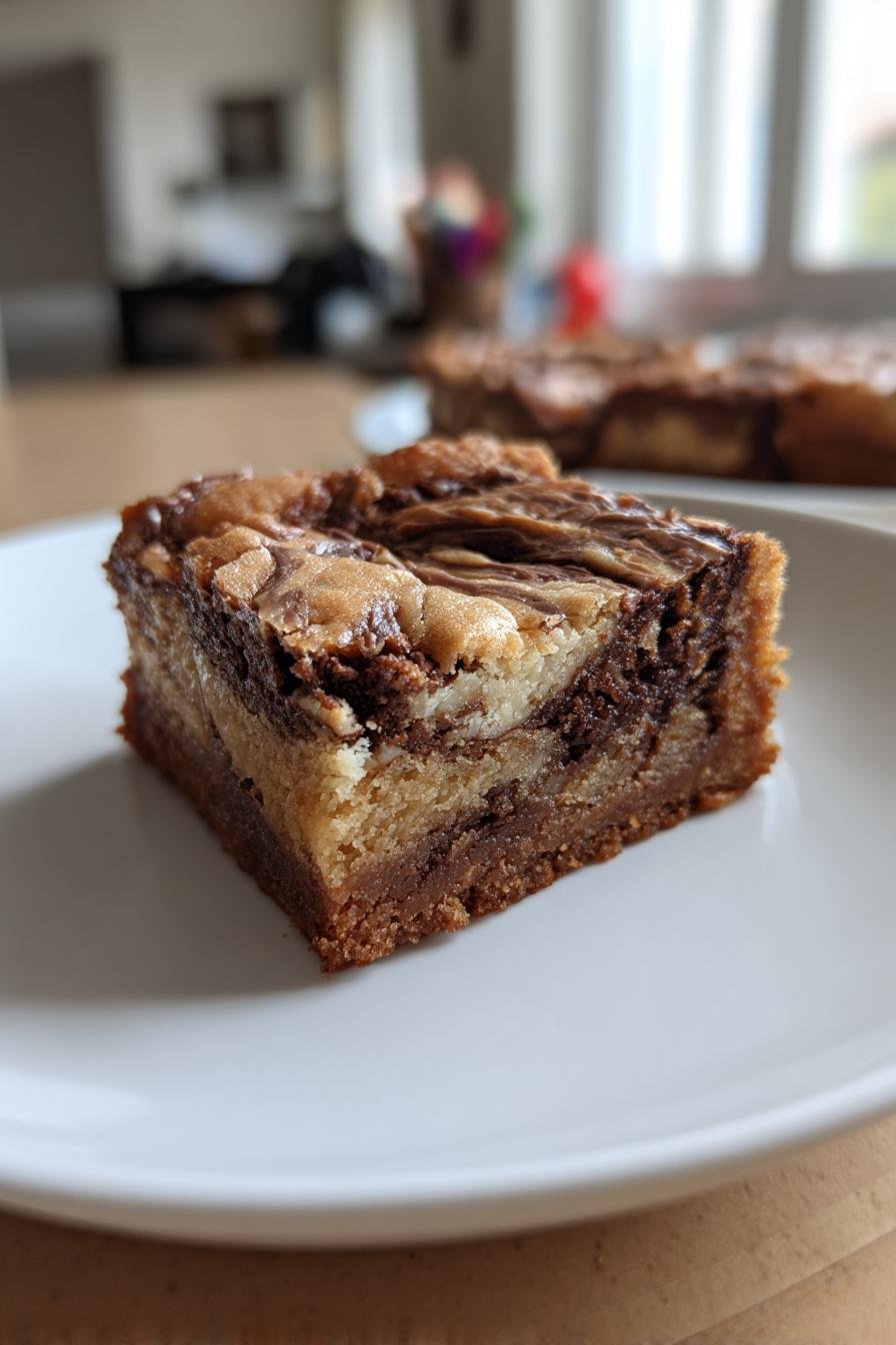 Tahini Swirl Brown Butter Blondies