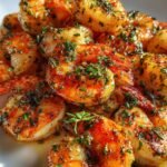 Thyme garlic butter roasted shrimp