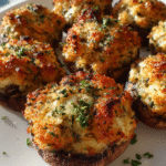 air fryer stuffed mushrooms