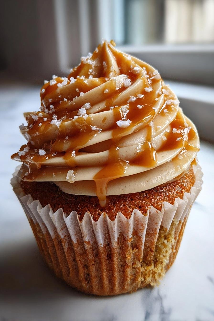 caramel latte cupcakes