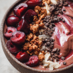 chocolate cherry smoothie bowl
