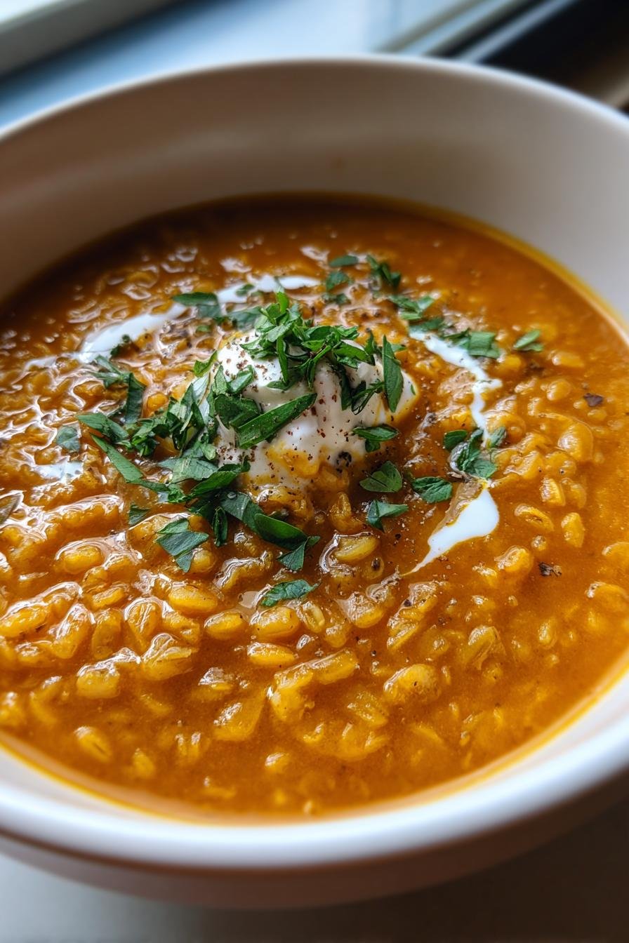 farro pumpkin soup