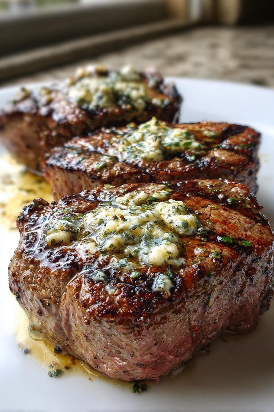 filet mignon with garlic butter