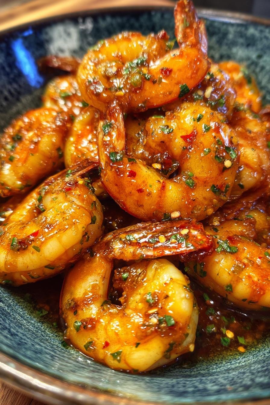hot honey shrimp