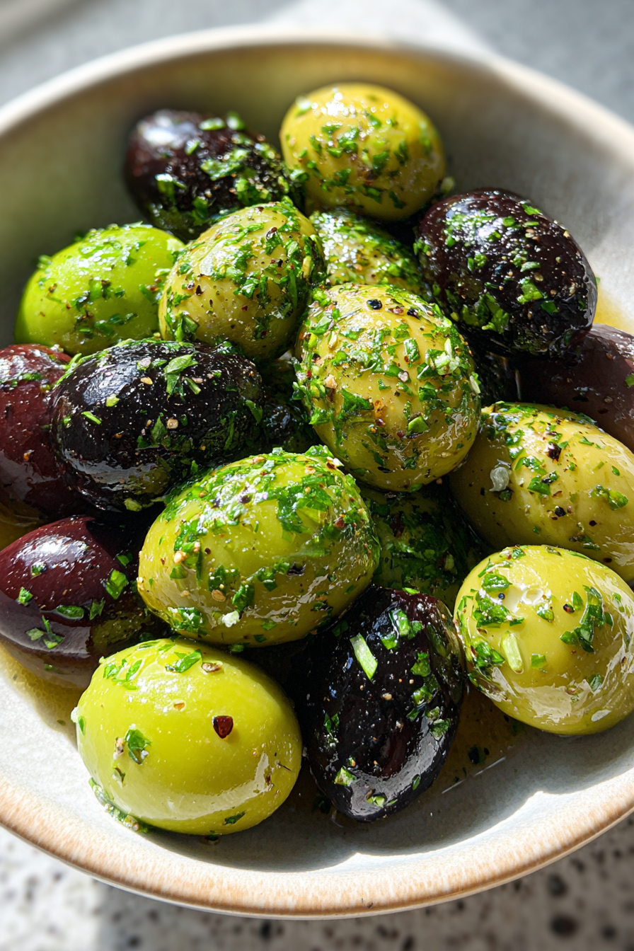 keto citrus herb olives mix