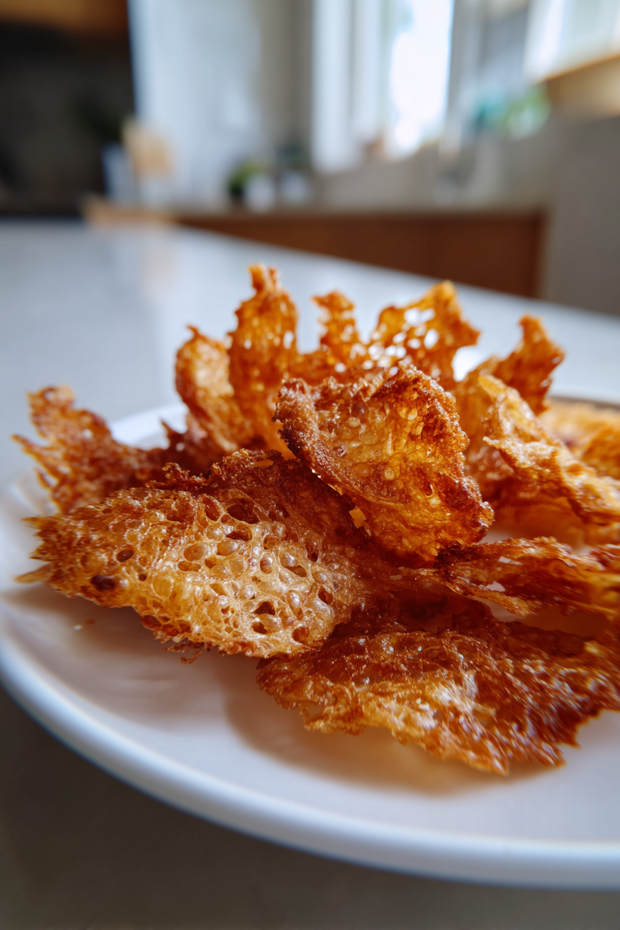 keto crispy chicken skin chips