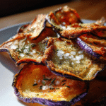 keto crispy eggplant chips