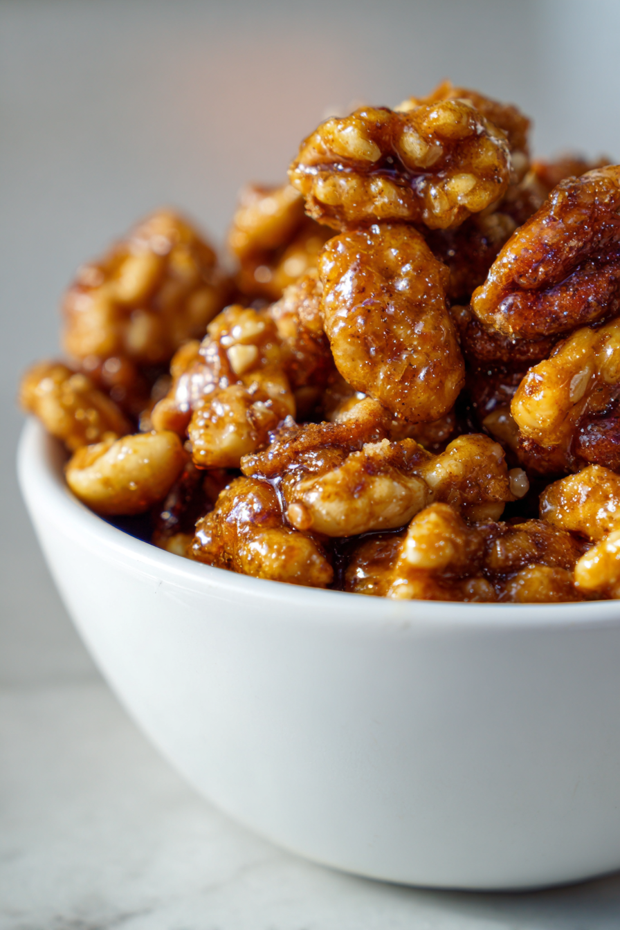 keto maple cinnamon nut clusters