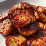 keto smoked sausage snack slices