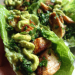 low-carb chicken guacamole cups
