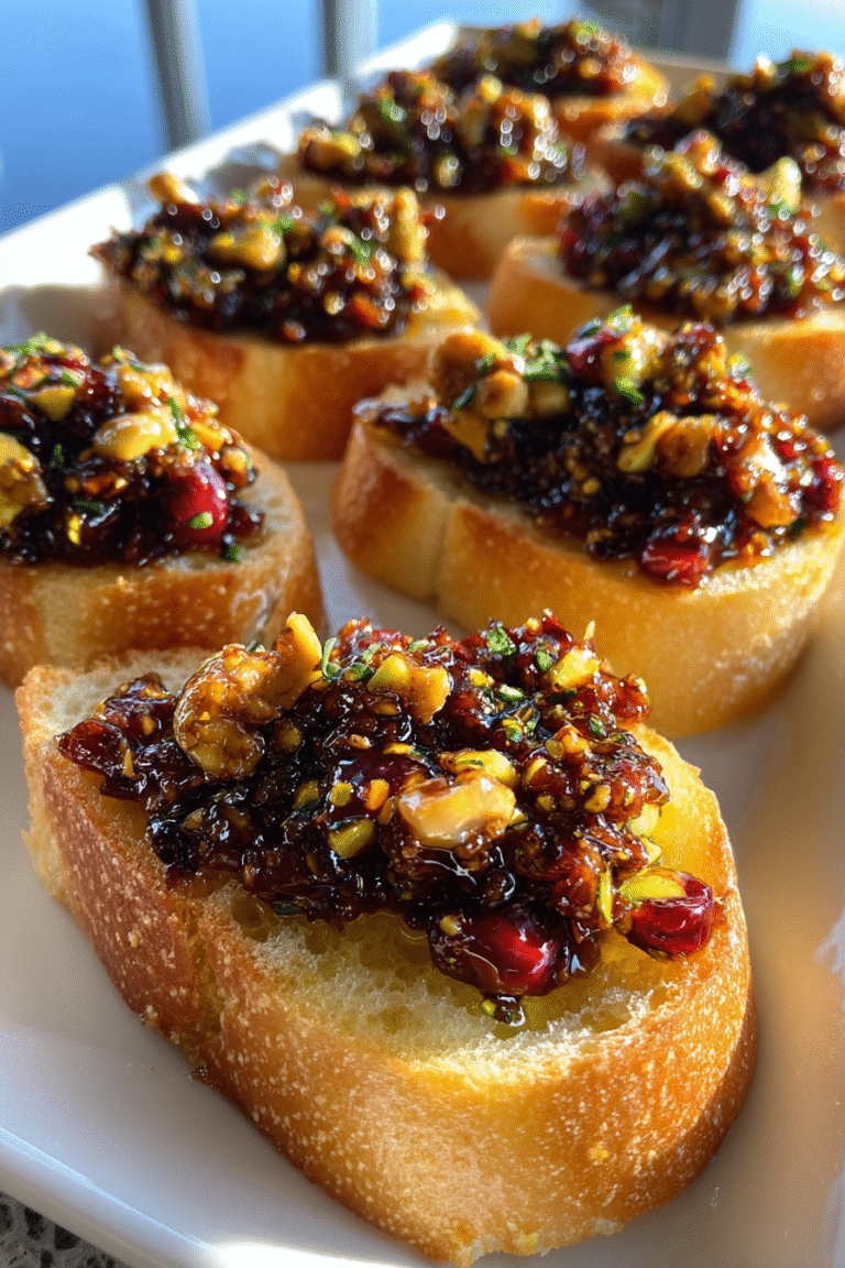 olive tapenade crostini