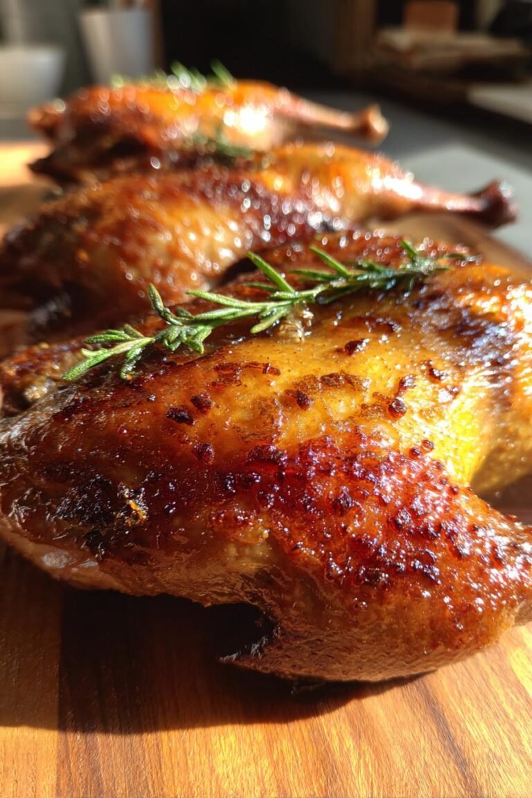 roasted duck with orange glaze