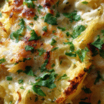 spaghetti squash alfredo bake
