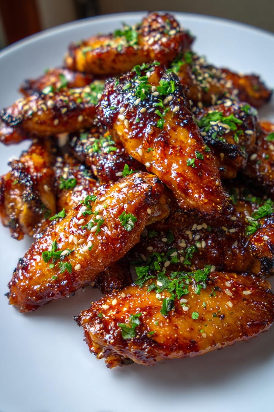 Air Fryer Honey Sesame Wings