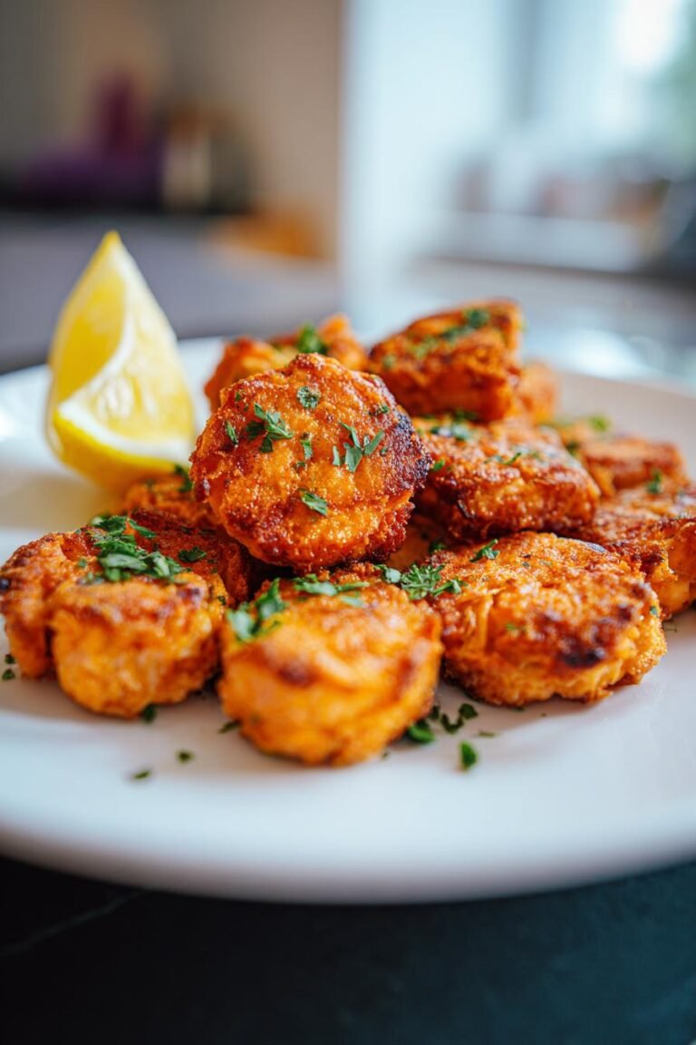 Air fryer salmon bites
