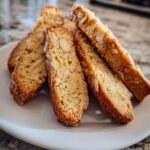 Almond biscotti cookies
