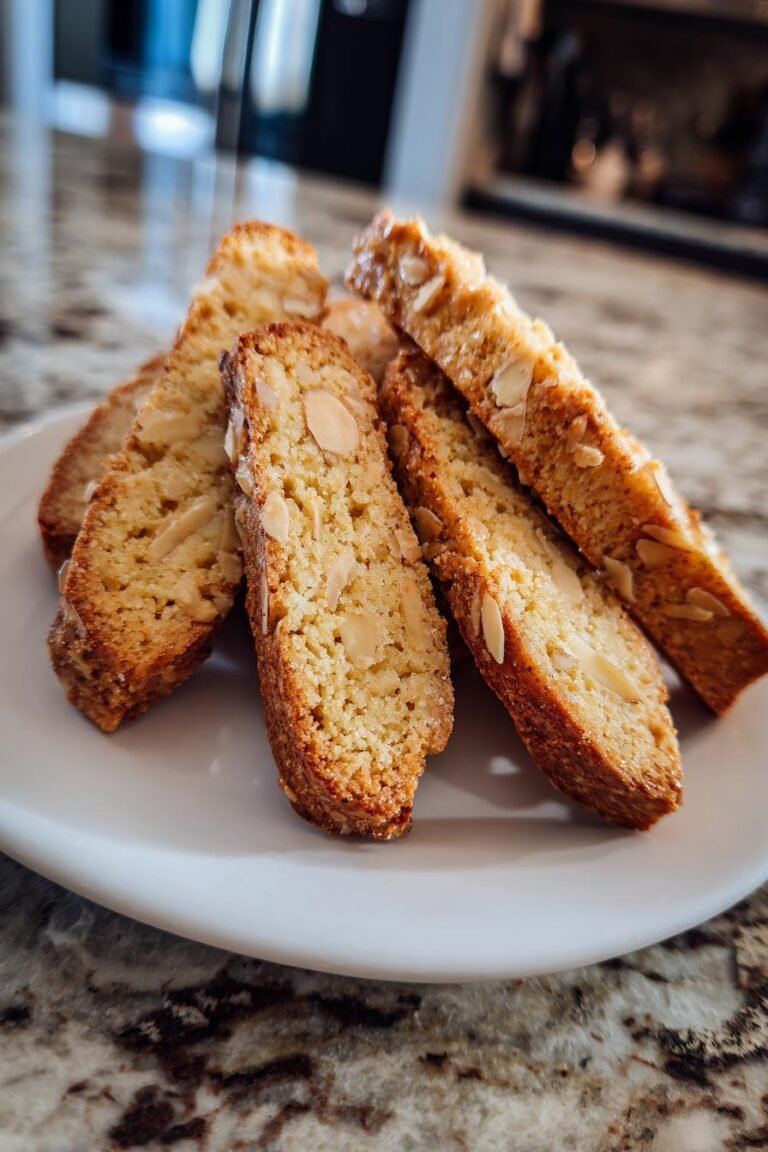 Almond biscotti cookies