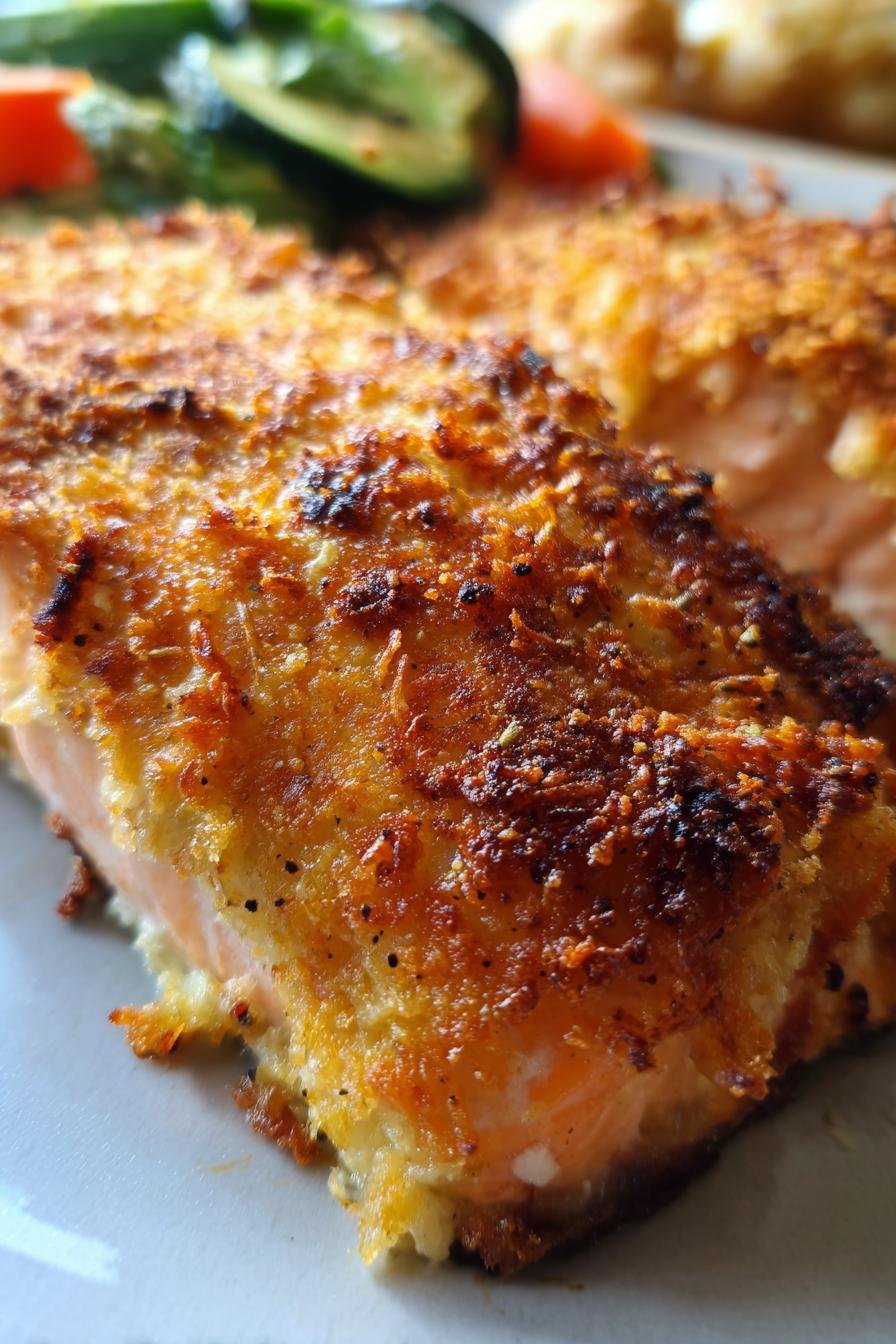 Baked Parmesan Salmon