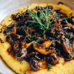 Balsamic Mushroom & Polenta Bowls