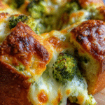 Broccoli Cheddar Pull‑Apart Bread