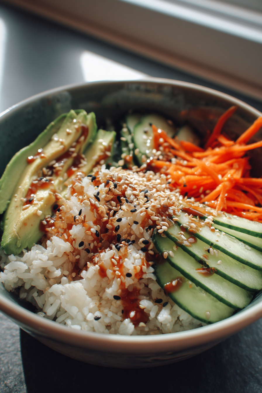 Brown Rice Sushi Bowls
