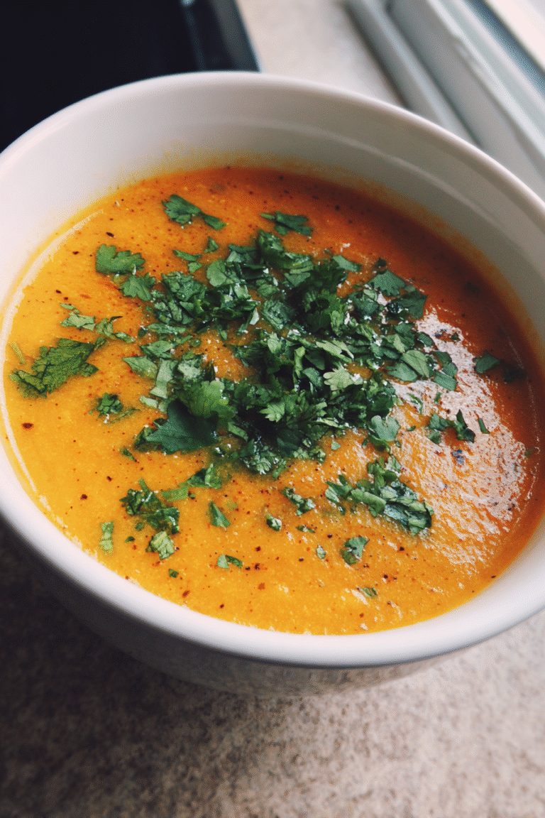 Carrot Ginger Turmeric Soup