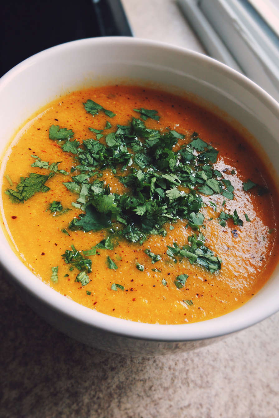 Carrot Ginger Turmeric Soup