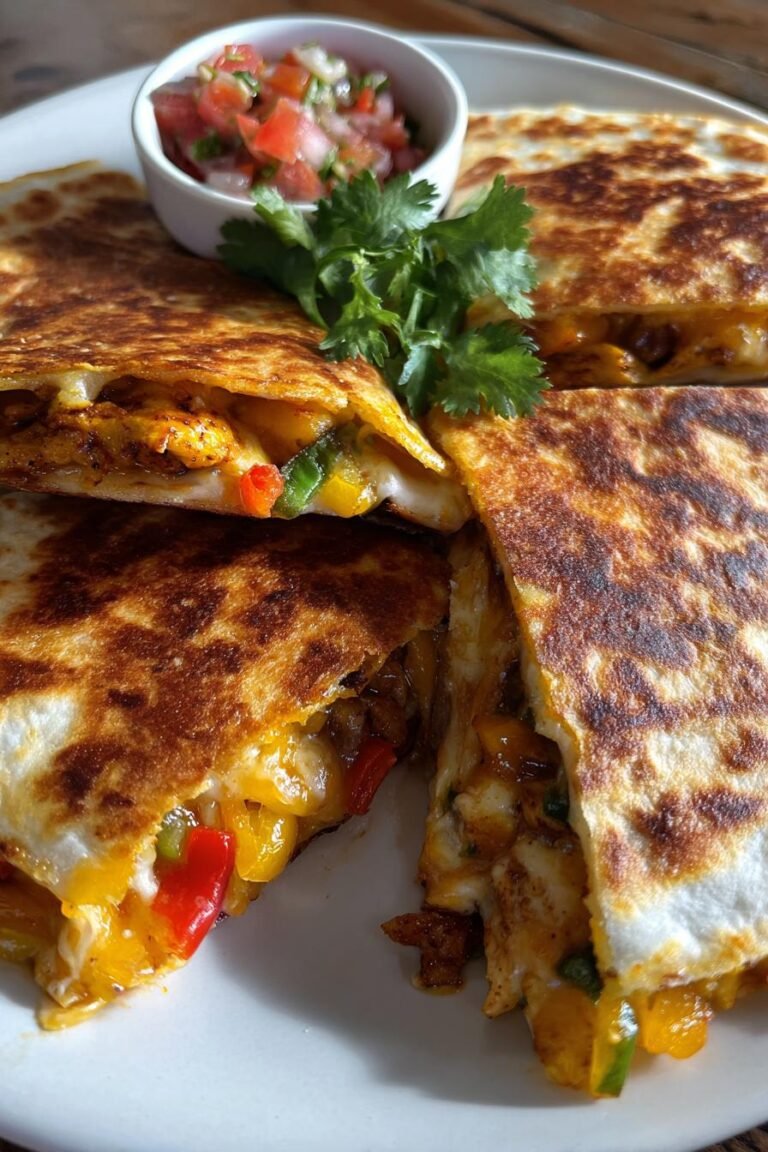 Chicken Fajita Quesadillas