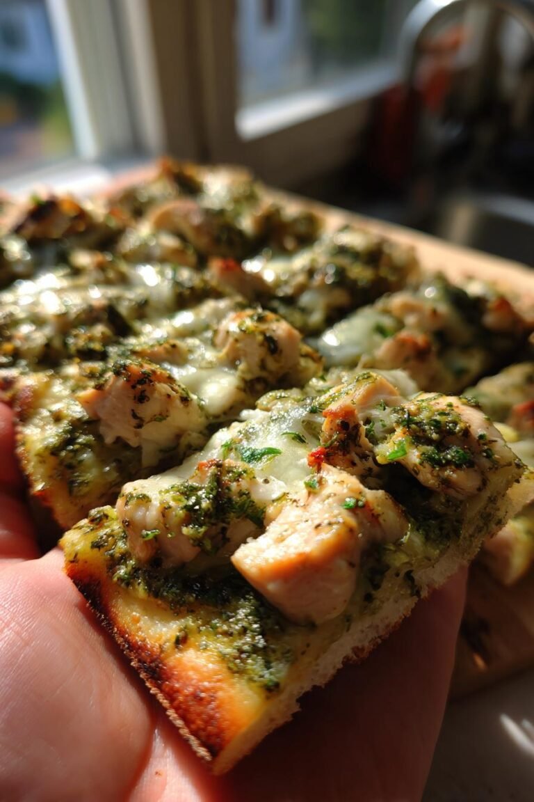Chicken Pesto Flatbread