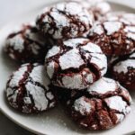 Chocolate crinkle cookies