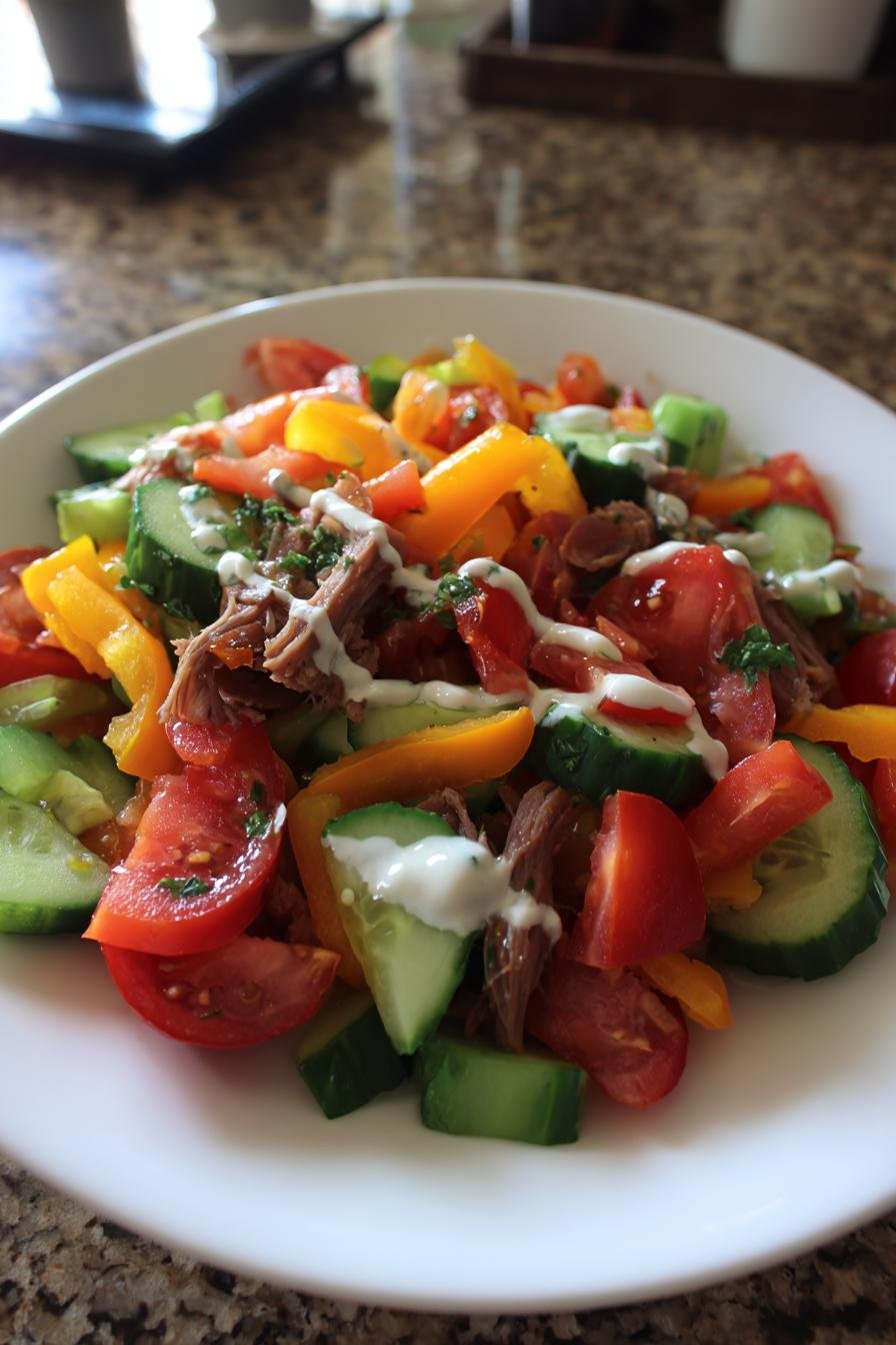 Chopped Italian grinder salad