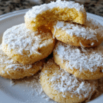Coconut Lemon Shortbread Cookies