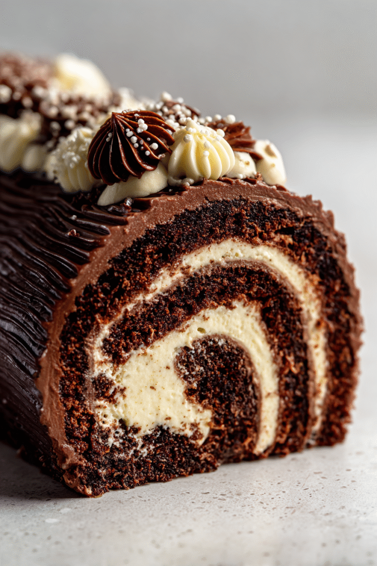 Coffee Mocha Bûche de Noël