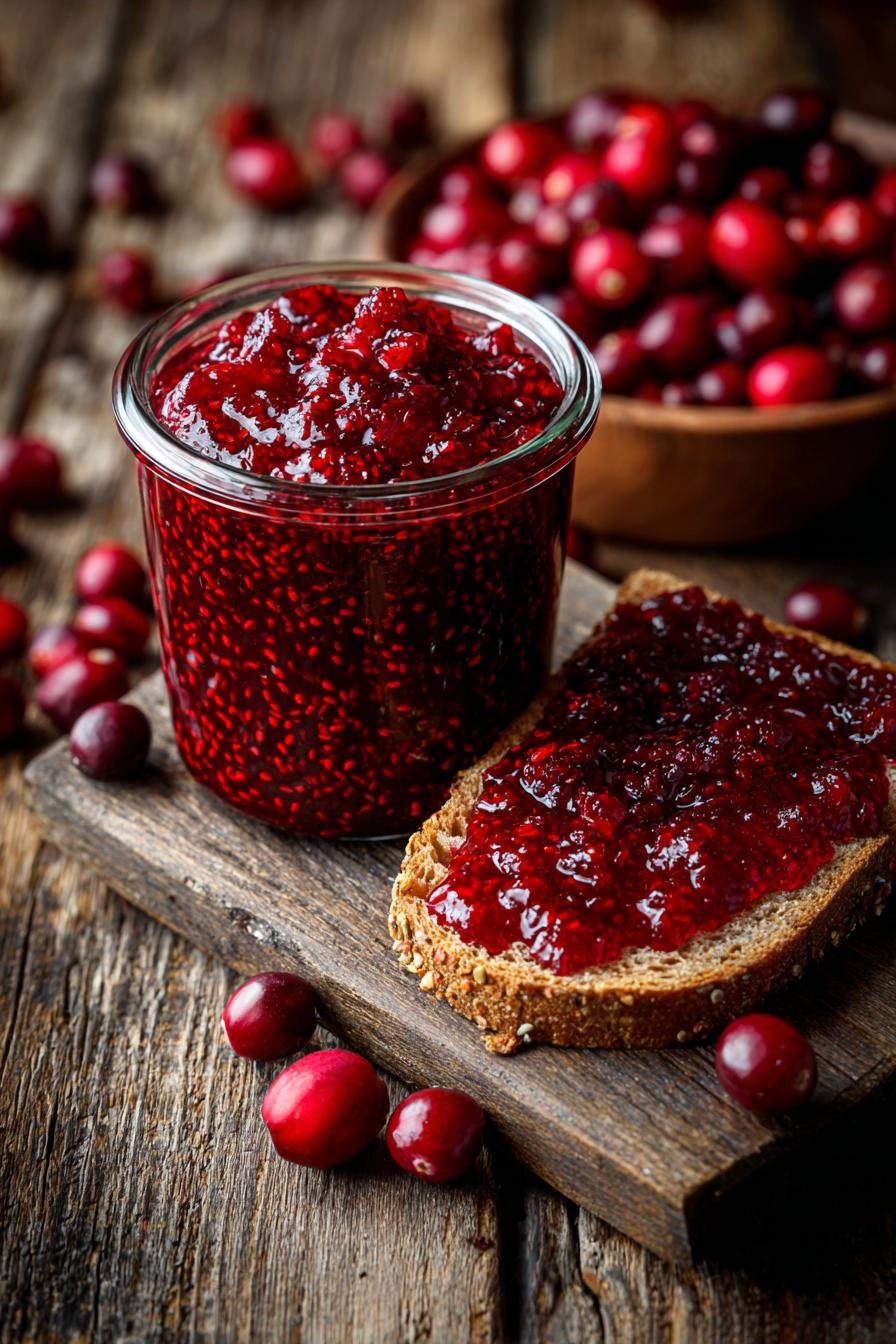 Cranberry Chia Jam