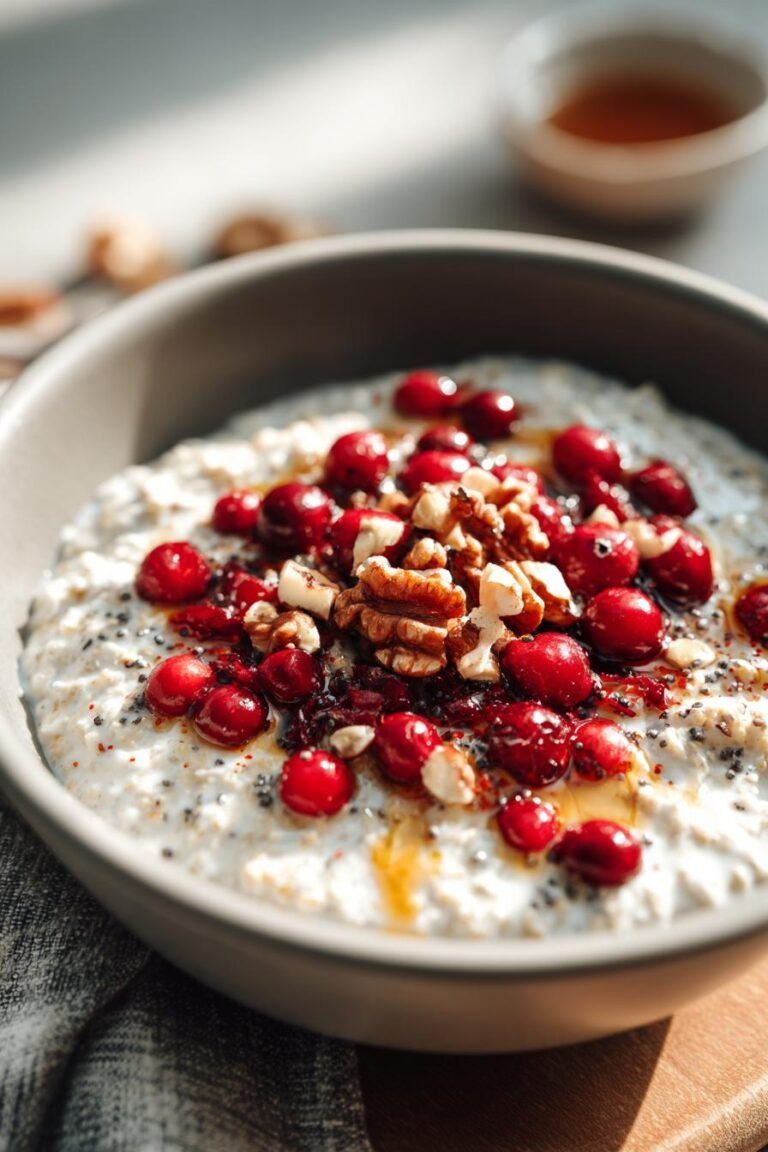 Cranberry Overnight Oats