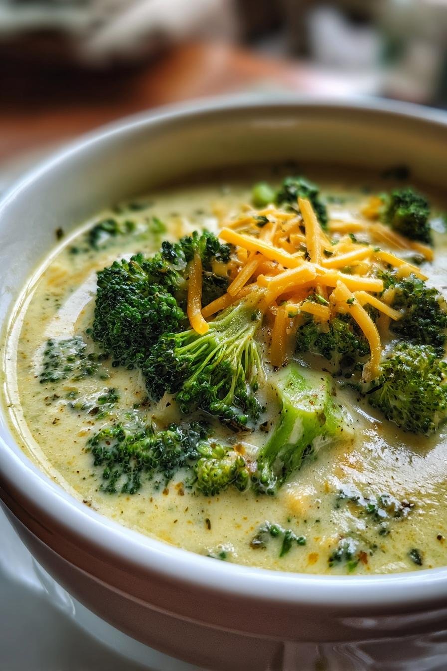 Creamy Broccoli Cheddar Soup