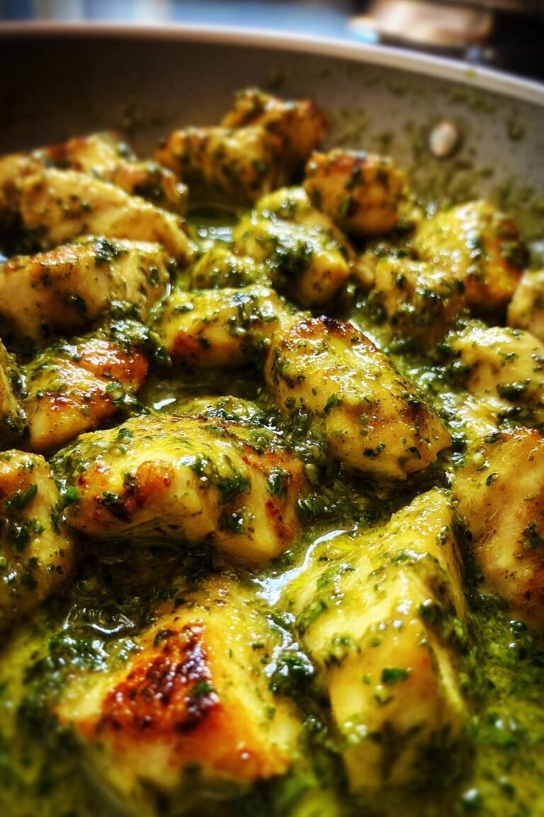 Creamy Pesto Chicken Skillet