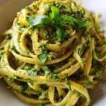 Creamy Sunflower Seed Pesto Pasta
