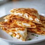 Crispy Chicken Quesadillas