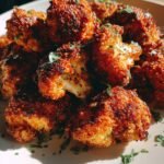 Crispy Parmesan Cauliflower Bites