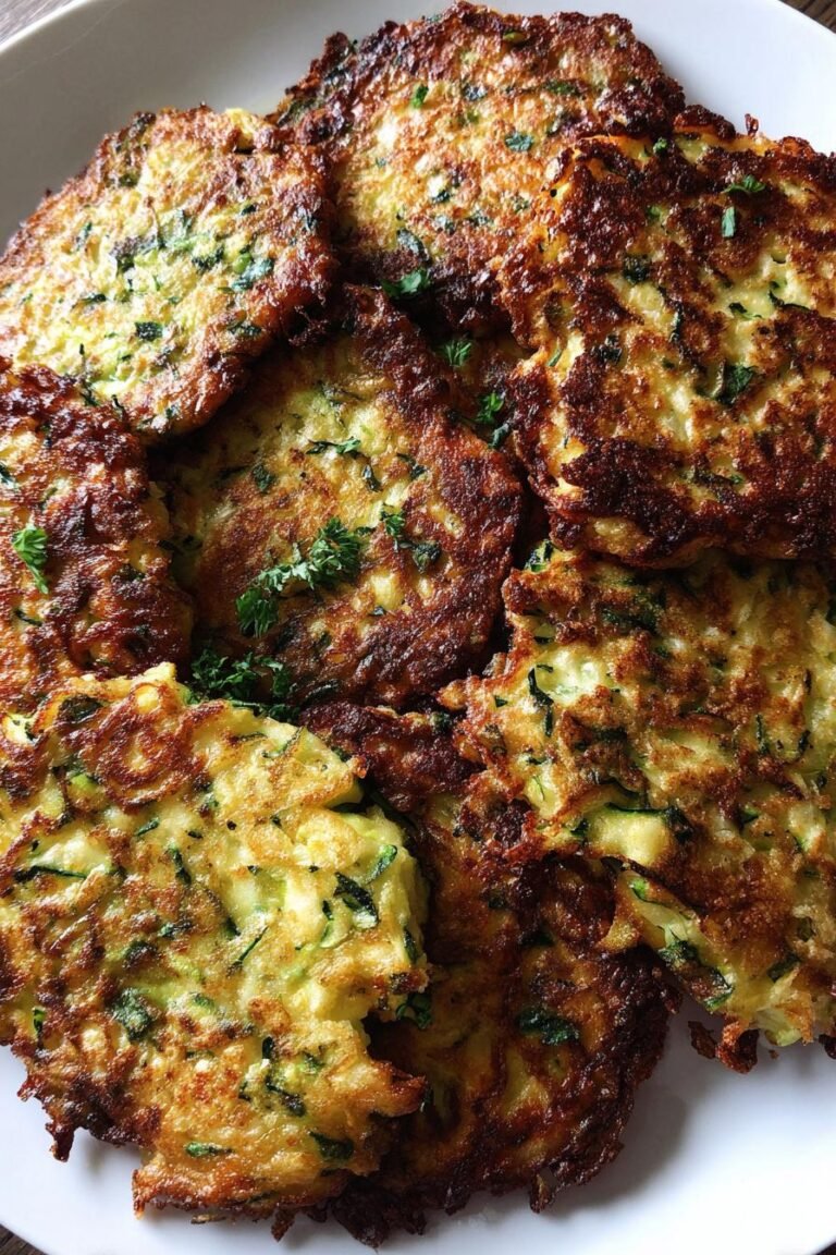 Crispy Zucchini Fritters