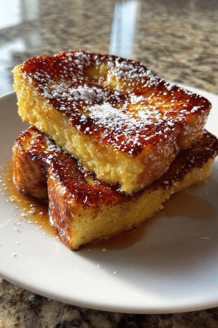 Crème Brûlée French Toast