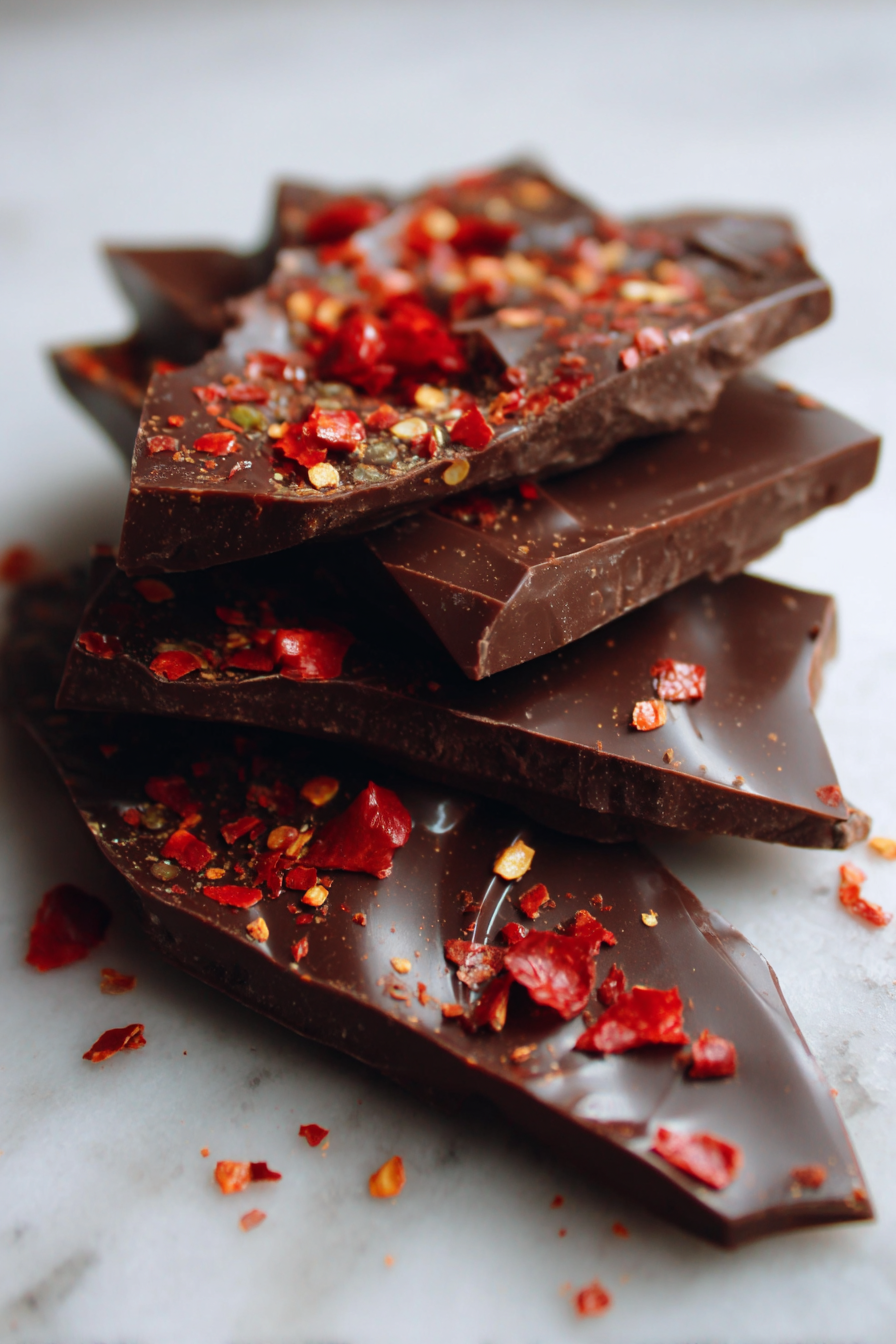 Dark Chocolate Chili Bark