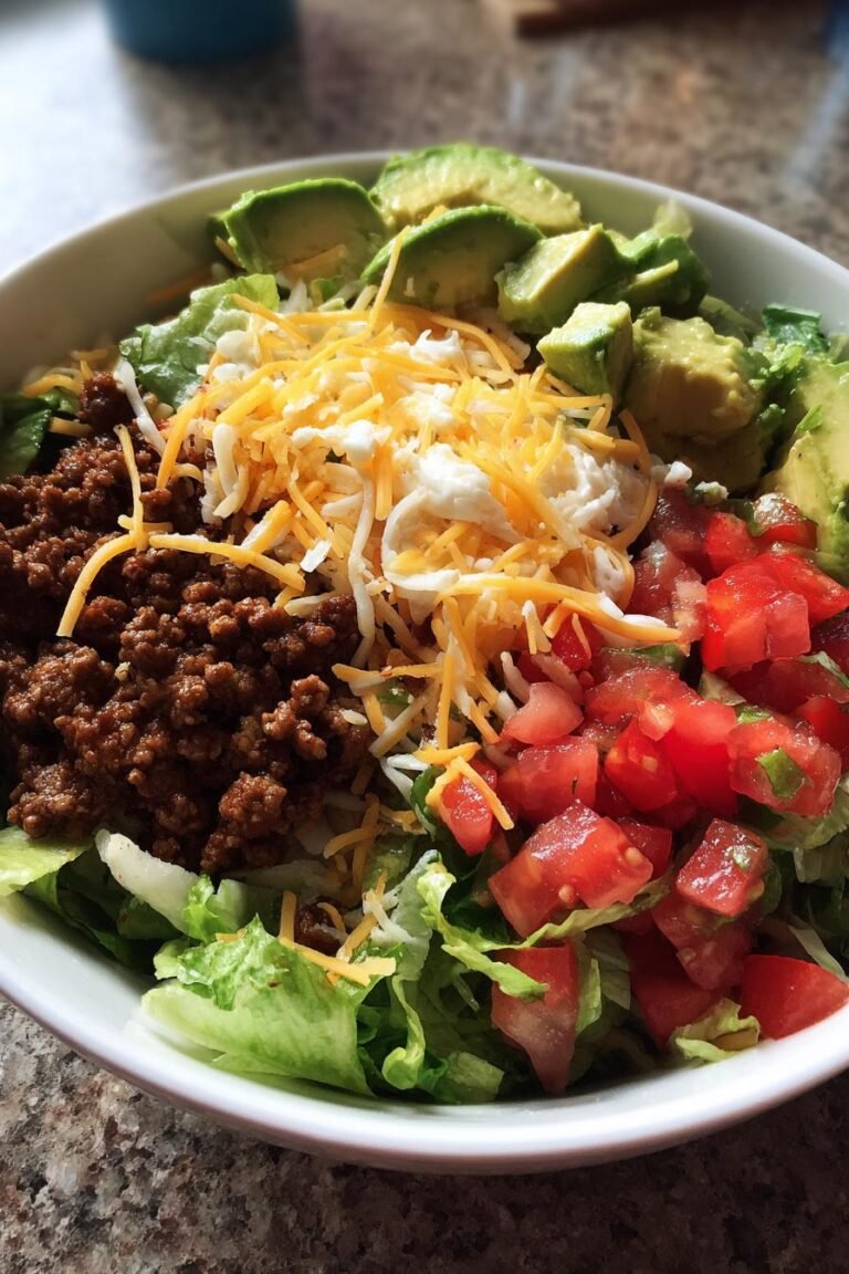 Fast Beef Taco Bowls