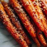 Garlic Parmesan Roasted Carrots