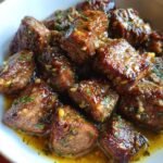 Garlic butter steak bites