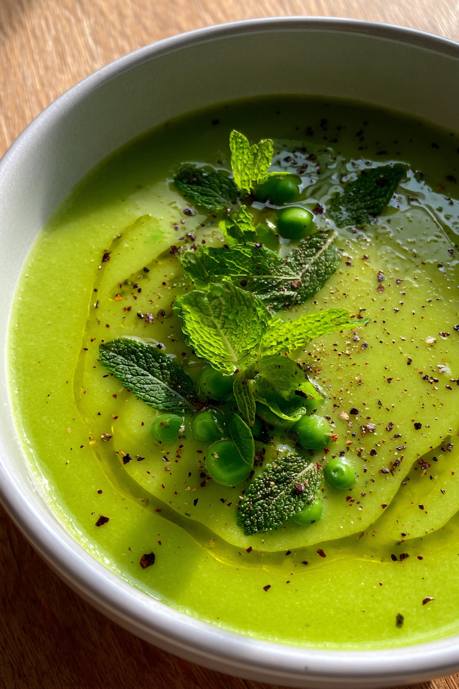 Green Pea & Mint Soup