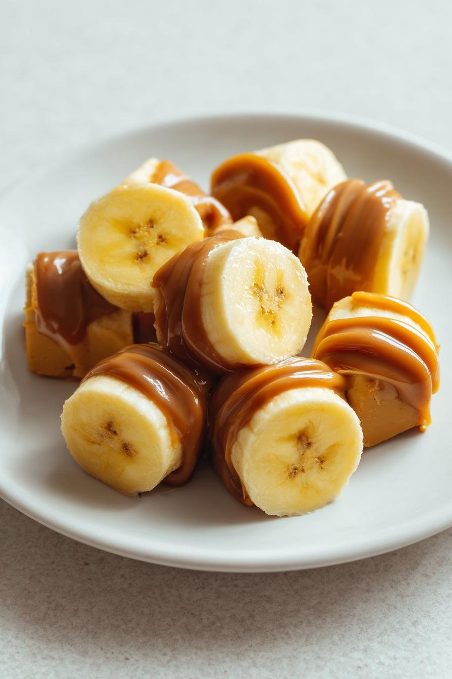 Healthy Peanut Butter Banana Bites
